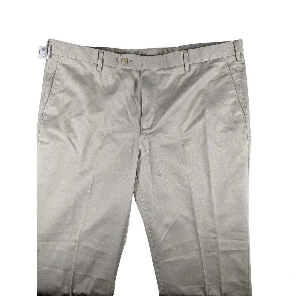 NWT $120 Jos. A. Bank Traveler Mens 44x30 Khaki Cotton‎ Wrinkle Resistant Pants
